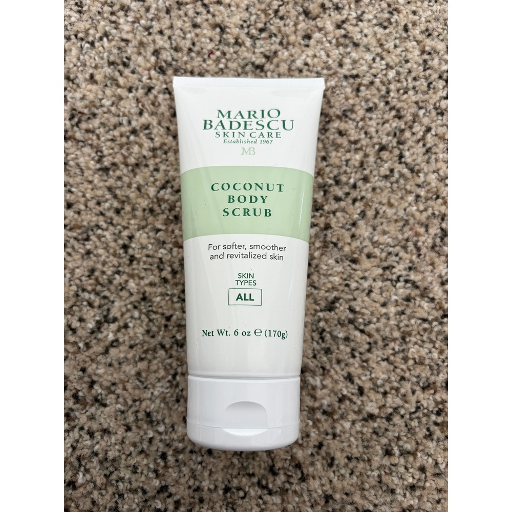 Mario Badescu Coconut Body Scrub 6oz Exfoliating All Skin Types - NEW